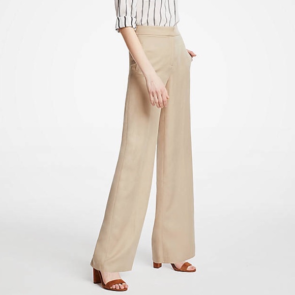 ann taylor wide leg pants